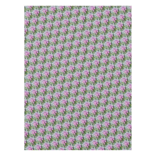 熱帯ピンクの蘭 テーブルクロス (正面)