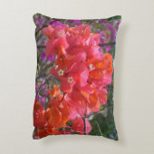 熱帯ピンクブーガンビレア アクセントクッション (裏面(縦))