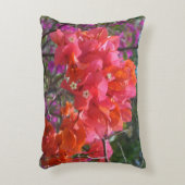 熱帯ピンクブーガンビレア アクセントクッション (正面(垂直))