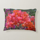 熱帯ピンクブーガンビレア アクセントクッション (裏面)