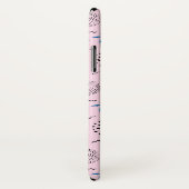 熱帯ピンクメンフィススタイルパターン Case-Mate iPhoneケース (裏面/右)