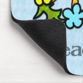 熱帯ピースサインのマウスパッド マウスパッド (コーナー)