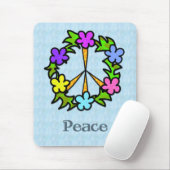 熱帯ピースサインのマウスパッド マウスパッド (マウス)
