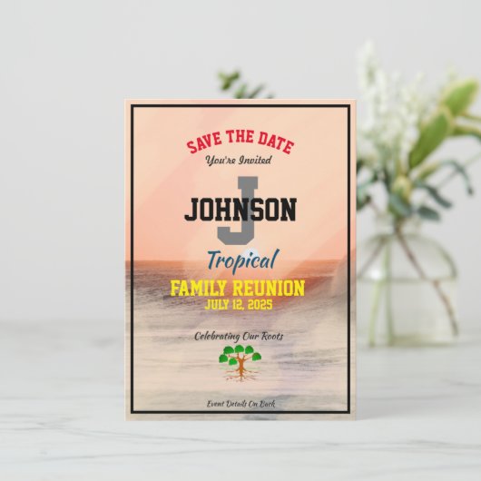 熱帯ファミリー懇親会任意の日付また救は名前日 セーブザデート (スタンド正面)