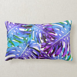 熱帯ファンタジーの楽園Monsteraはモダンを残します ランバークッション