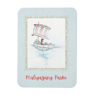 熱帯フィリピンクリスマスヴィンタRefマグネット マグネット