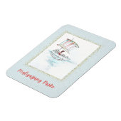 熱帯フィリピンクリスマスヴィンタRefマグネット マグネット (左側)