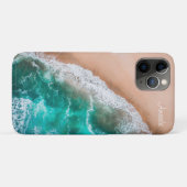 熱帯フェミニンビーチ背景 Case-Mate iPhoneケース (裏面(横))