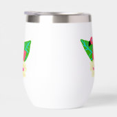 熱帯フラミンゴと花 (右面)