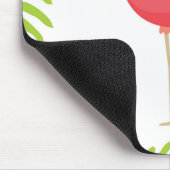 熱帯フラミンゴのマウスパッド マウスパッド (コーナー)