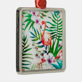 熱帯フラミンゴの芸術 メタルオーナメント (右)