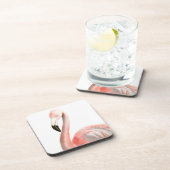 熱帯フラミンゴの鳥 コースター (右側)