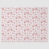 熱帯フラミンゴサンタクリスマスパターン 薄葉紙 (正面)