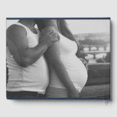 熱帯フラミンゴスの赤ちゃんシャワー ゲストブック (裏面)