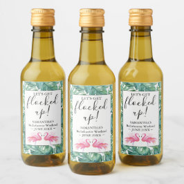 熱帯フラミンゴバチェロレッテワインラベル ワインラベル