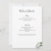 熱帯フラミンゴバチェロレッテ日程 招待状 (裏面)