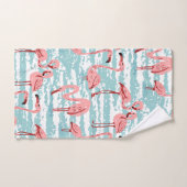 熱帯フラミンゴパラダイス バスタオルセット (ハンドタオル)