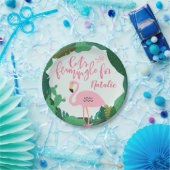 熱帯フラミンゴパーティー ペーパープレート (パーティー)