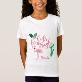 熱帯フラミンゴパーティー Tシャツ