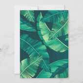 熱帯フラミンゴランジェリーシャワーブライダルパーティ 招待状 (裏面)