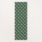 熱帯フラミンゴ模様 ヨガマット (裏面)