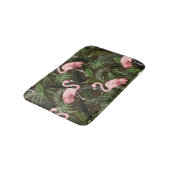 熱帯フラミンゴ模様:ヴィンテージ バスマット (アングル)