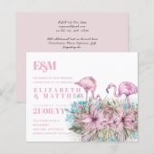 熱帯フラミンゴ結婚スの (正面/裏面)