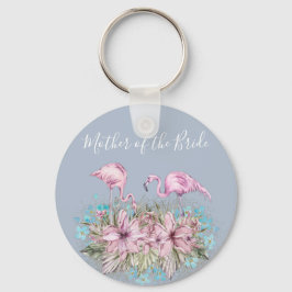 熱帯フラミンゴ結婚スの キーホルダー