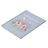 熱帯フラミンゴ結婚スの ノートブック (左側)