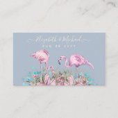 熱帯フラミンゴ結婚スの 名刺 (正面)