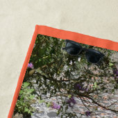 熱帯フラミンゴ鳥ビーチタオル ビーチタオル (インサイチュ)