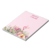 熱帯フラミンゴ ノートパッド (回転)