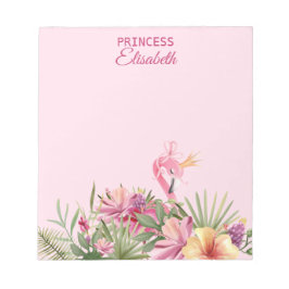 熱帯フラミンゴ ノートパッド