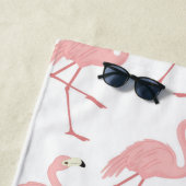 熱帯フラミンゴ ビーチタオル (インサイチュ)