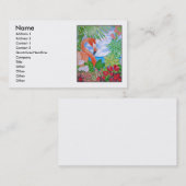 熱帯フラミンゴ 名刺 (正面/裏面)