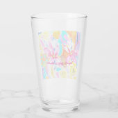 熱帯フラワーガラスタンブラー タンブラーグラス (裏面)