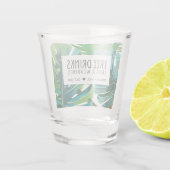 熱帯フリードリンク結婚とビーチ  ショットグラス (裏面)