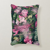 熱帯フルバックグラウンドの木 アクセントクッション (正面(垂直))