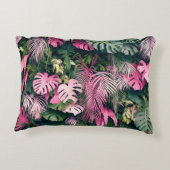 熱帯フルバックグラウンドの木 アクセントクッション (裏面)
