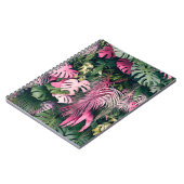 熱帯フルバックグラウンドの木 ノートブック (左側)