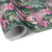 熱帯フルバックグラウンドの木 ラッピングペーパー (ロールコーナー)