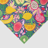 熱帯フルーツ水彩夏パターン 薄葉紙 (詳細)