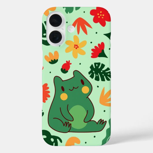 熱帯フロギーのジャングルジョイ Case-Mate iPhoneケース (裏面)