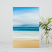 熱帯フロリダ州サンディビーチ、海&ウェーブ 便箋 (スタンド正面)