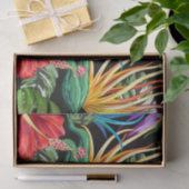 熱帯フローラの夏の気分パターン 薄葉紙 (ギフト)