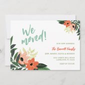 熱帯フローラの移動発表 |コーラル 案内状 (正面)