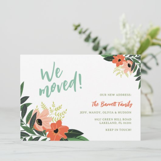 熱帯フローラの移動発表 |コーラル 案内状 (スタンド正面)