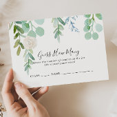 熱帯フローラはゲームカードの数を推測 名刺