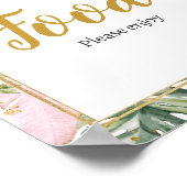 熱帯フローラアロハフード ポスター (角)