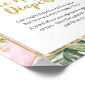 熱帯フローラアロハレイトナイトおむつ ポスター (角)